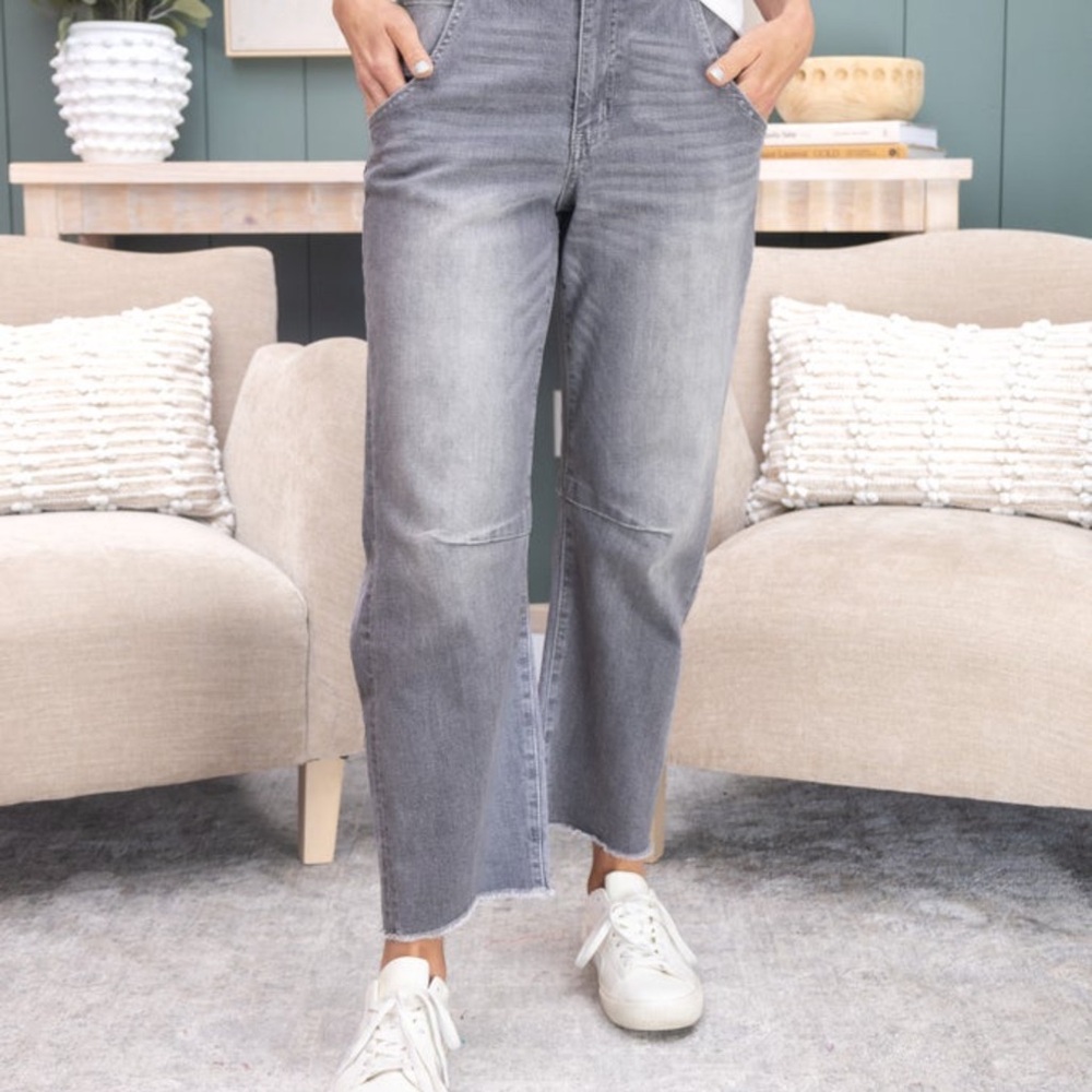Mica Denim Women's Flare Gray Jeans